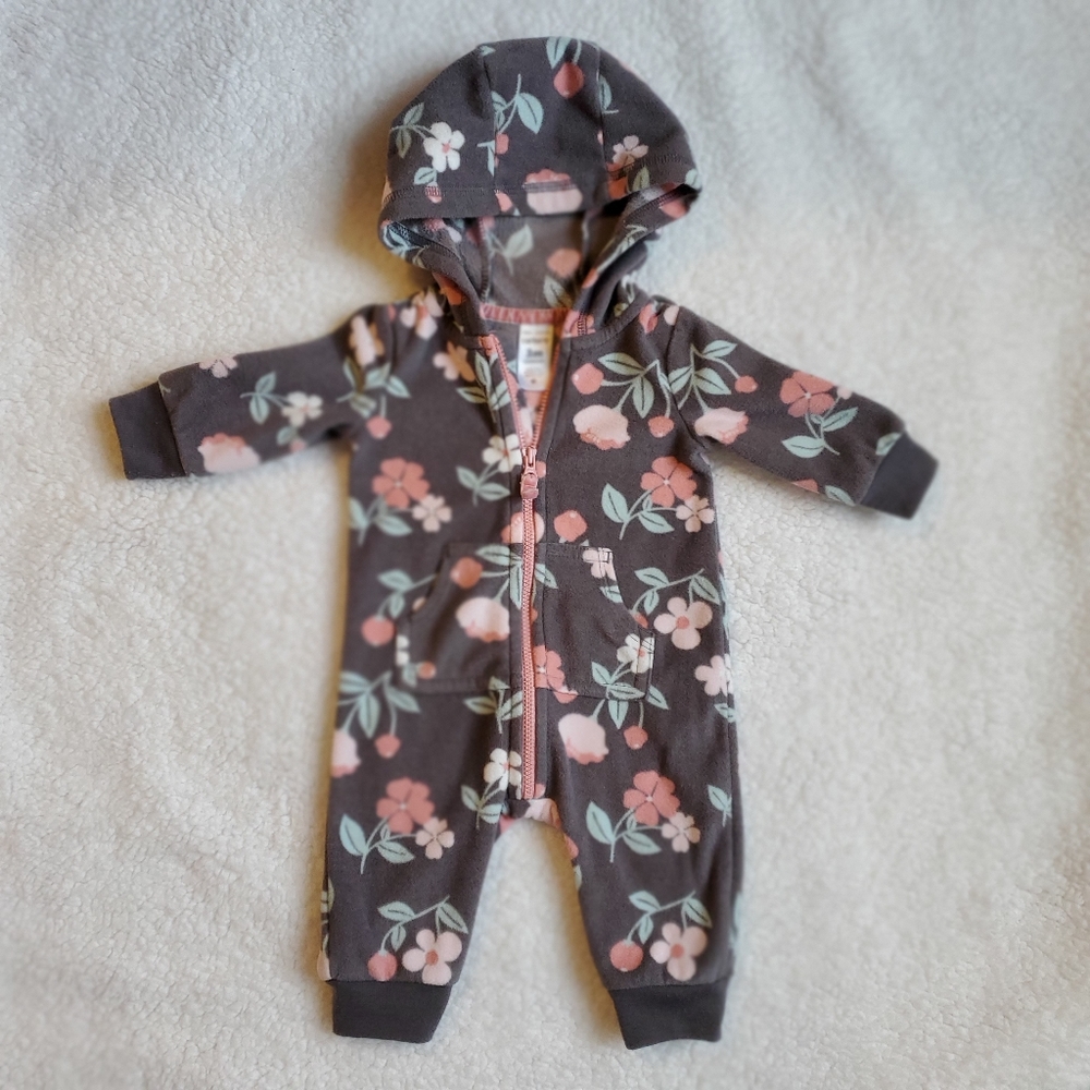 Carter's fleece suit 3m